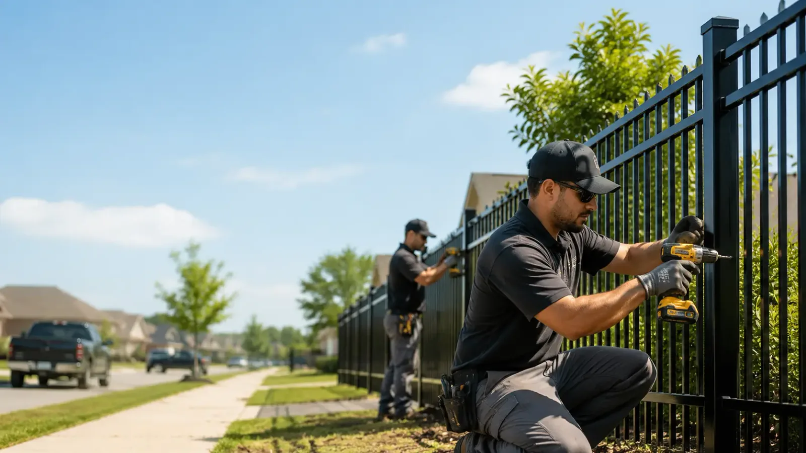 Metal Fence Installation in Middle Island, NY